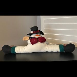 Snowman door draft stopper
